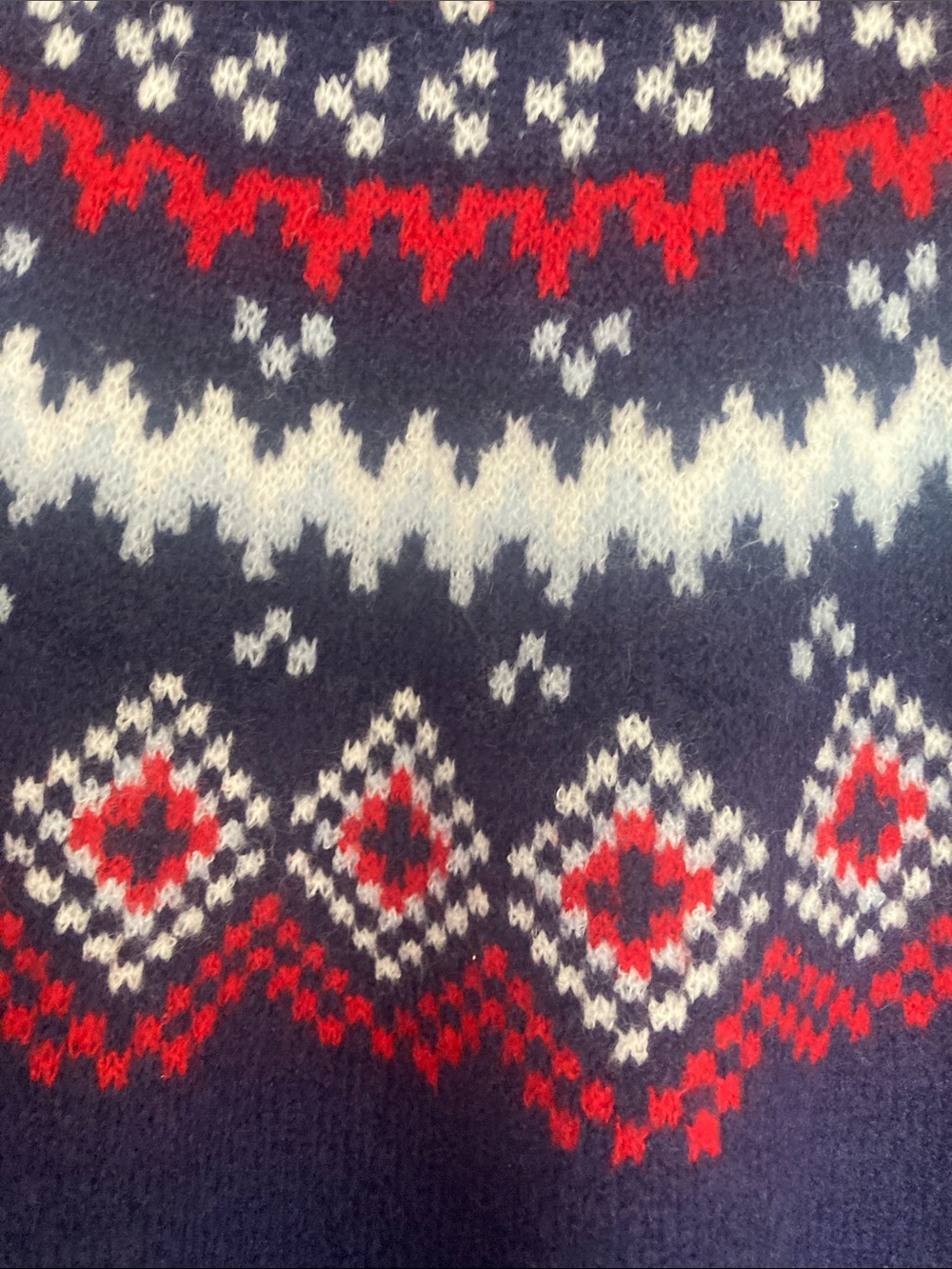 Inner circle crewneck sweater with fair isle like print casual business size 1X - Picture 6 of 14